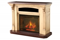 1701 serenity 1701 brown maple brush marks antique finish mantel fireplace console